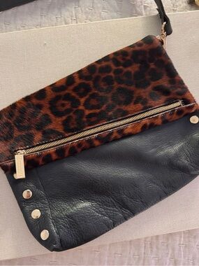 Hammitt bag with leopard print hide detail